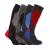 4 Pairs of Mens High Performance Thermal Ski Socks-Assorted-UK 6-11 (Eur 39-45)