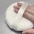 Powder Puff  manqianxun 5.1Inch Large Loose Powder Puff for Body Powder  Ultra Soft Washable Velour Fluffy Body Powder Puffs with Ribbon  White