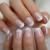 CoolNail Short White French Press on Fake Nails Tips Natural Beige Pink 24pcs Round Head Full Cover faux ongles for Home Office Wear L5624