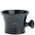Edwin Jagger Porcelain Shaving Bowl with Handle (Ebony-Black)