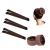 TRIXES Hair Bun Snap Band Styling Tool Pack of 3 Beauty Aid Accessory