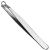 Anvirtue Universal Nose Hair Trimming Tweezers, Stainless Steel Eyebrow Trimmer, Friendly Round Tip, No Mirror Needed Easy Cut, for Noses, Sideburns, Brow, Body (1PC)