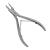 Otto Herder - corner pliers 11.2cm rustproof for foot care - nail tongs pointed with slim thin cutting edge especially for ingrown nails