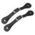 Zerodis Spur Strap 1 Pair Handmade Leather Equestrian Spur Strap Cowboy Outfit Boots(black)