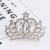 Kilshye Princess Small Tiara Combs Princess Girls Crown Comb Crystal Costume Tiaras Hair Accessories for Kids Silver