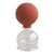 Lauschaer glass cupping glass with suction ball 50mm for professional medical fireless cupping hand -blown hand -blown cupping glass suction bell suction glass cupping glass