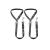 Headrest dog car seat belt 2 Pack Adjustable Durable Headrest Pet Safety Harness Restraint with Elastic Nylon Bungee Buffer Black