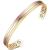 Vicmag Copper Bracelet for Women Men Magnetic Bracelet 6X Ultra Strength Magnets 99.99% Solid Pure Copper Adjustable Size with Gift Box (Tricolor)