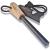 uberleben Zunden Fire Starter - Traditional Ferro Rod, Handcrafted Wood Handle - 5/16", 3/8", & 1/2" Thick Fire Steel - 12,000-20,000 Strikes - Survival Igniter with Neck Lanyard & Multi-Tool Striker