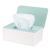 Wet wiper storage box wet wing box towel-donor-kit boxing toilet paper-napkin tank box with lid for the home office desk-green