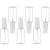 Spray Bottle, 1oz/30ml Small Plastic Fine Mist Spray Bottles, Mini Empty Travel Bottles with Funnels and Labels 6 Pack