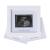 Baby Sonogram Photo Frame - 1st Ultrasound Picture Frame - Idea Gift for Expecting Parents,Baby Shower, Gender Reveal Party,Baby Nursery Decor (Silver Text, White) Love at First Sight Frame, White