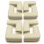 AKORD Baby Safety Corner Protectors for Desk Table Cream