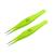Majestic Bombay Fine Point Tweezers for Women and Men  Splinter Ticks, Facial, Brow and Ingrown Hair RemovalSharp, Needle Nose, Surgical Tweezers Precision Pluckers best tweezers for chin hair Green