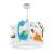 Dalber - Pendant light with dinosaur motif E27 multi-coloured 24 x 24 x 23 cm