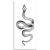 Fashion Realistic Big Size Black Snake Temporary Tattoo Stickers for Women Men Waterproof Fake Tattoo Waist Body Forearm Arm