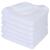 Microfiber facial cleaning towels 30x30cm make -up removered cloth - washable and reusable Microfiber make -up towel white 1 piece (6 Pack)