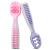 NumNum Baby Spoons Set Pre-Spoon GOOtensils for Kids Aged 6+ Months - First Stage Baby Led Weaning (BLW) Teething Spoon - Self Feeding Silicone Toddler Food Utensils - 2 Spoons Lilac/Rosebud