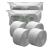 2000 Cellulose Pads - 4 rolls with 500 pieces each - Brand quality from Lohmann & Rauscher