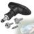 Figfyou golf shoe Spikes Wrench Gulf Shoe key Rostfrei golf shoe Spike remover golf spike wrench wrenches with plastic handle golf shoe plates ratchet ratchet for golf accessories (black)