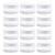 12PCs Small cans Mini doses 100ml/80g empty clear plastic Small container Roben cosmetics wide mouth plastic container Small can with lid for cream doses doses DIY mucus cream container