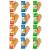 Just the Cheese Bars, Low Carb Snack - Baked Keto Snack, High Protein, Gluten Free, Low Carb Cheese Crisps - Variety Pack, 0.8 Ounces (Pack of 12)