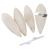 4 PCS Cuttlefish Bone(12-13cm) Birds Parrots Chewing Toys with 2 Pcs Metal Holder Natural Cuttlefish Bone Bird Pet Molar Toy for Parrots Cage Birds Reptiles Tortoises Snails