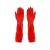 1 Pair Heavy Duty Rubber Gloves with Extra Long Cuffs Durable Kitchen Gloves with Non-slip Grip Car Washing Gloves Suitable for Dish washing Household Cleaning Gardening Size S 1 S