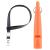 Whistle for hunting dogs with lanyard for recall and dog training long distance (orange)