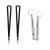 Andiker dog pipes with lanyard 2 pieces Professional stainless steel adjustable high frequency pet pipe for recall training and bark control dog education