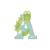 Sevi 83001 Tier wooden letter A - Alligator door letters for children's room ABC learning toys made of wood educational toys for children from 3 years letters sorted pink / yellow / blue