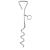 Bunty 16" Dog Tie Out Stake - Spiral Ground Anchor for Dog Lead Hook Leash & Dog Tie Out Cable - Premium Heavy Duty Dog Ground Spike for Outdoor Garden - Dog Camping Essentials & Accessories