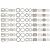 Tupalizy 120PCS Bra Strap Hooks for Sewing Bikini Halter Swimsuit Tops Lingerie Rings Metal Bathing Suit Clips Clasp Adjustment Slider for Slip Dress, 3 Styles, 8mm and 12mm, Silver and Metallic Black