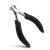 FVION Nail Clippers - Head Cutter Toenail Clippers for Thick Strong Toenails Nail Scissors Made of Stainless Steel for Ingrown Toenails and Fingernails Soft Handle Black