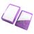 VNC 15pcs Nail Art Soft Stamping Protective Shell cabeza Stamper Rectangel Stamp Holder for Large Size 9.5X14.5CM Nail Art Plate B-Purple