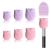6 Pack Makeup Brush Holder Size 3 Silicone Makeup Brush Travel Makeup Brush Cover Reusable Makeup Brush Protector Protective Brush Makeup Organizer Comes With Makeup Brush Cleaning Pad