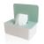 Chanurae wet wipes Box baby wet wing box children towels case toilet paper box tissue retention case handkerchief holder car plastic wet wipes donor towelbox napkin box green