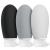 OPRET 100ml silicone travel bottles set 3 pieces of leakproof refillable portable travel container for shampoo cream rinse bpa-free and tsa-tested black gray lead colored