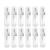 12 Pcs Empty Bottle Travel Soap Bottle | Plastic Foam Dispenser Bottle | Mini Foaming Soap Pump Dispenser for Cleaning, Travel, Cosmetics Packaging (50 ML) Clear