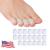 Gel Toe Protectors, Open Toe Sleeves Toe Tubes Toe caps (20 PCS),New Material, Great for Bunion Blisters, Corns, Hammer Toes, Toenails Loss, Friction Pain Relief and More. (for Pinky Toes) Toe Sleeves 20pcs for Pinky Toe