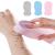 WFWJ 3Pcs Magic Exfoliating Bath Sponge 3D Super Soft Exfoliating Bath Sponge Exfoliating Sponge Remover Dead Skin for Adults Children and Pregnant Women Reusable(Blue+Pink+Gray)