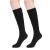 ACWOO Compression Socks for Women & Men 1 Pairs Black Breathable Thin Compression Stockings Flight Socks Running Socks for Calf & Ankle Support Sports Fly Maternity Pregnancy Nurses Travel One Size Black-1 Pairs
