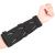 KRATARC Archery Arm Guard Adjustable Protective 3-Strap Accessory Lightweight Hunting Target Shooting Adult Unisex Black length 9''
