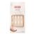 KISS Salon Acrylic French Nail Manicure Set, Medium Length, Nude, Square,  Leilani, Nail Kit Includes Pink Gel Nail Glue (Net Wt. 2 g / 0.07oz.), Mini File, Manicure Stick, and 28 Fake Nails