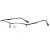 Eyekepper Quality Half Rim Metal Reading Glasses Spring Hinge Reading Aid in Black+0.50 Black 0.5 Diopters