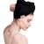 Kitsch Super-Absorbent Eco-Friendly Hair Towel Black 1 Piece