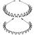 bodbop XINGZHE Hair Band Men Headband Metal Hair Bands Women Fashion Headbands for Men Sports Hairband Unisex Head Band Hair Hoop with Elastic Non Slip Wavy Teeth, 2 PCS Black