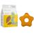 Natursutten Starfish Teether - Baby Teething Toys - Eco-Friendly Natural Rubber  PVC & 100% BPA-Free - Danish Design Baby Toys - Made in Italy
