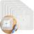 Peritoneal Dialysis PD Catheter Drain Split Bordered Gauze Island Dressing Pad for Stomach Feeding Peg J Tube| Individually Packed| Wound Bandage with Adhesive Border 4" x 4" (Pack of 20) 4 x 4 Inch (Pack of 20)