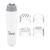 Healifty 4 in 1 Mini Electric Facial Massager Acupressure Massager for Pain Relief (White)